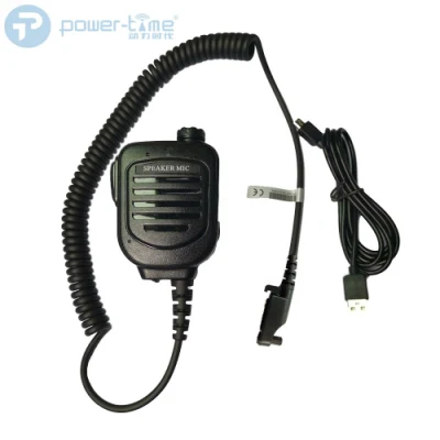 Microphone de haut-parleur radio bidirectionnel filaire robuste portable